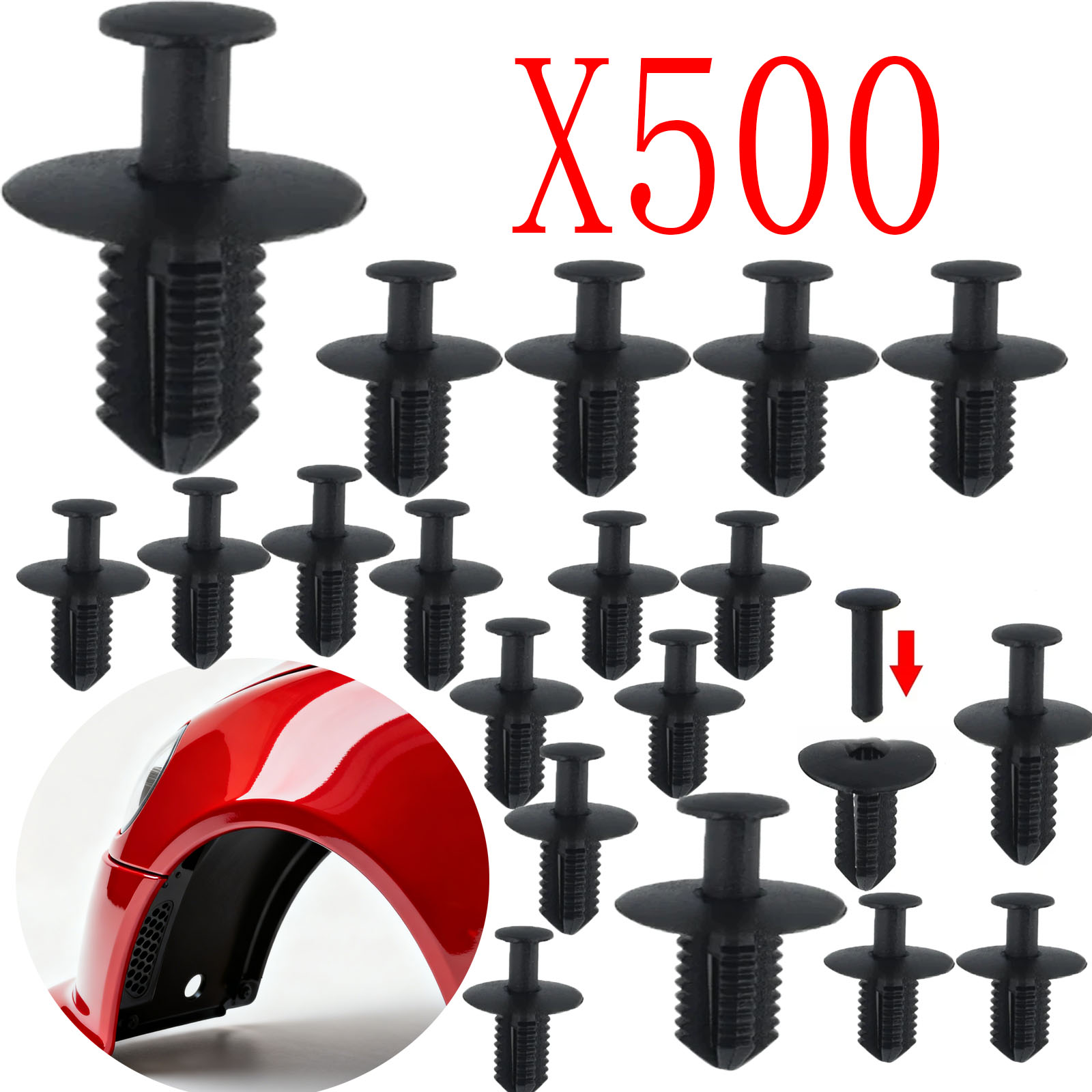 Snap Fastener Setter - 10-500X автоматические пластиковые заклепки, обшивка панели,