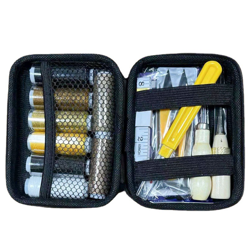 Leatherwork Hand Sewing Needles - Набор инструментов для рукоделия: вощеная нить,