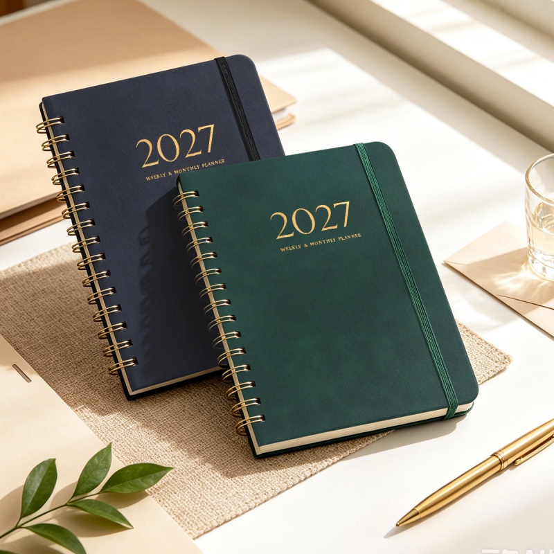 Leather Work Notebook - Ежедневник-планер A5 из искусственной кожи PU