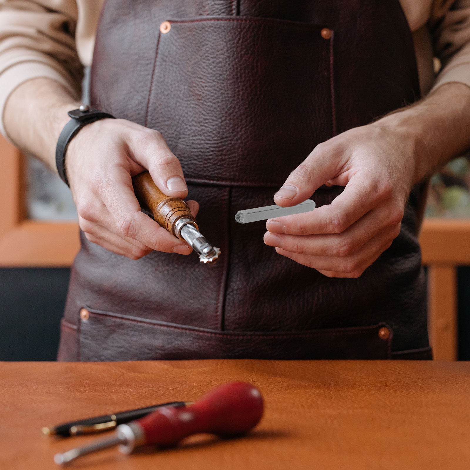 Leatherwork Patterns Free - Набор из 12 стальных штампов с