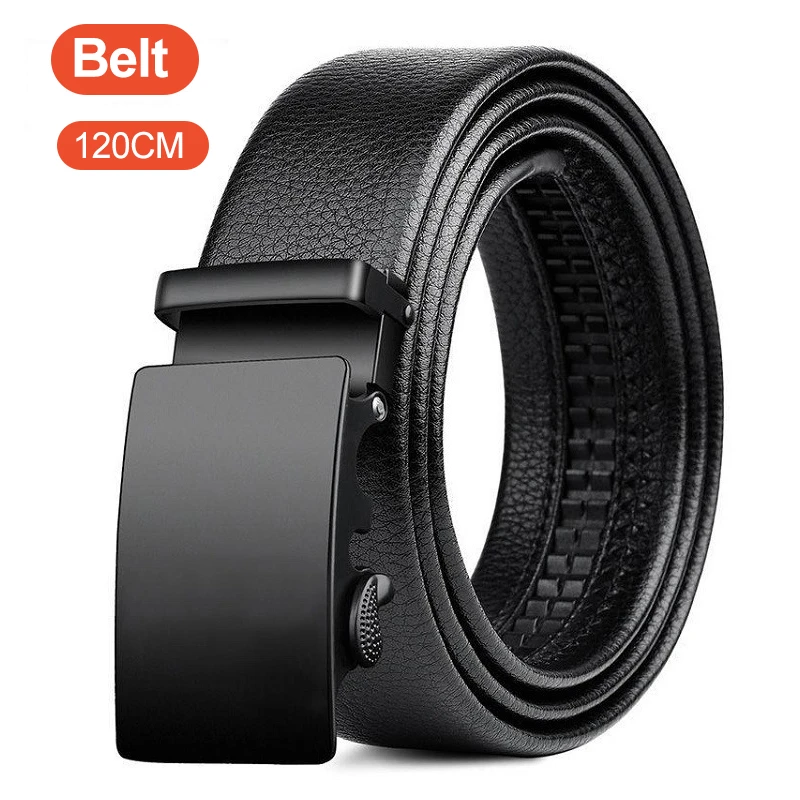 Leather Works Belt - Деловой мужской ремень с металлической автоматической