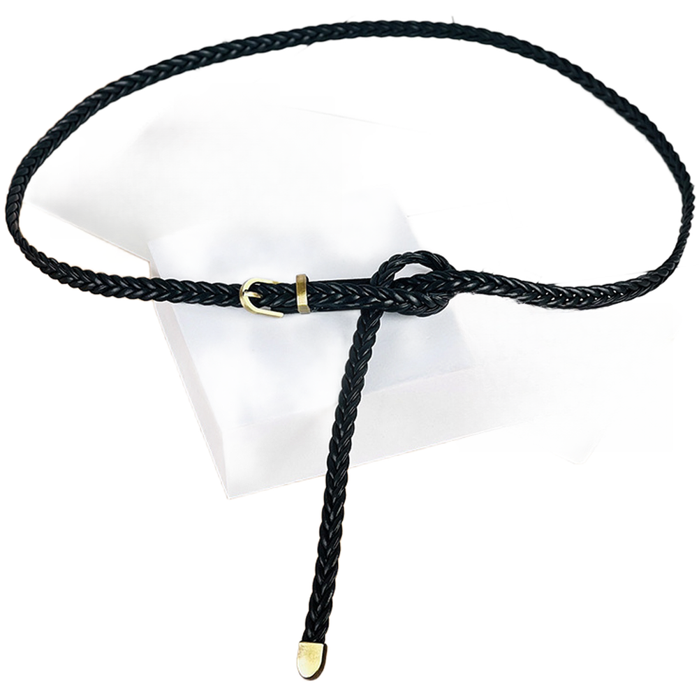 Leather Works Belt - Для повседневной носки, без отверстий, плетеный