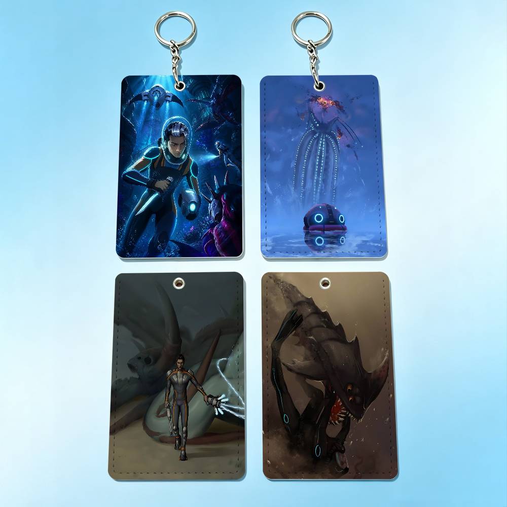 Leatherwork Keychain - Брелок-держатель для карт Hot Game S-Subnautica
