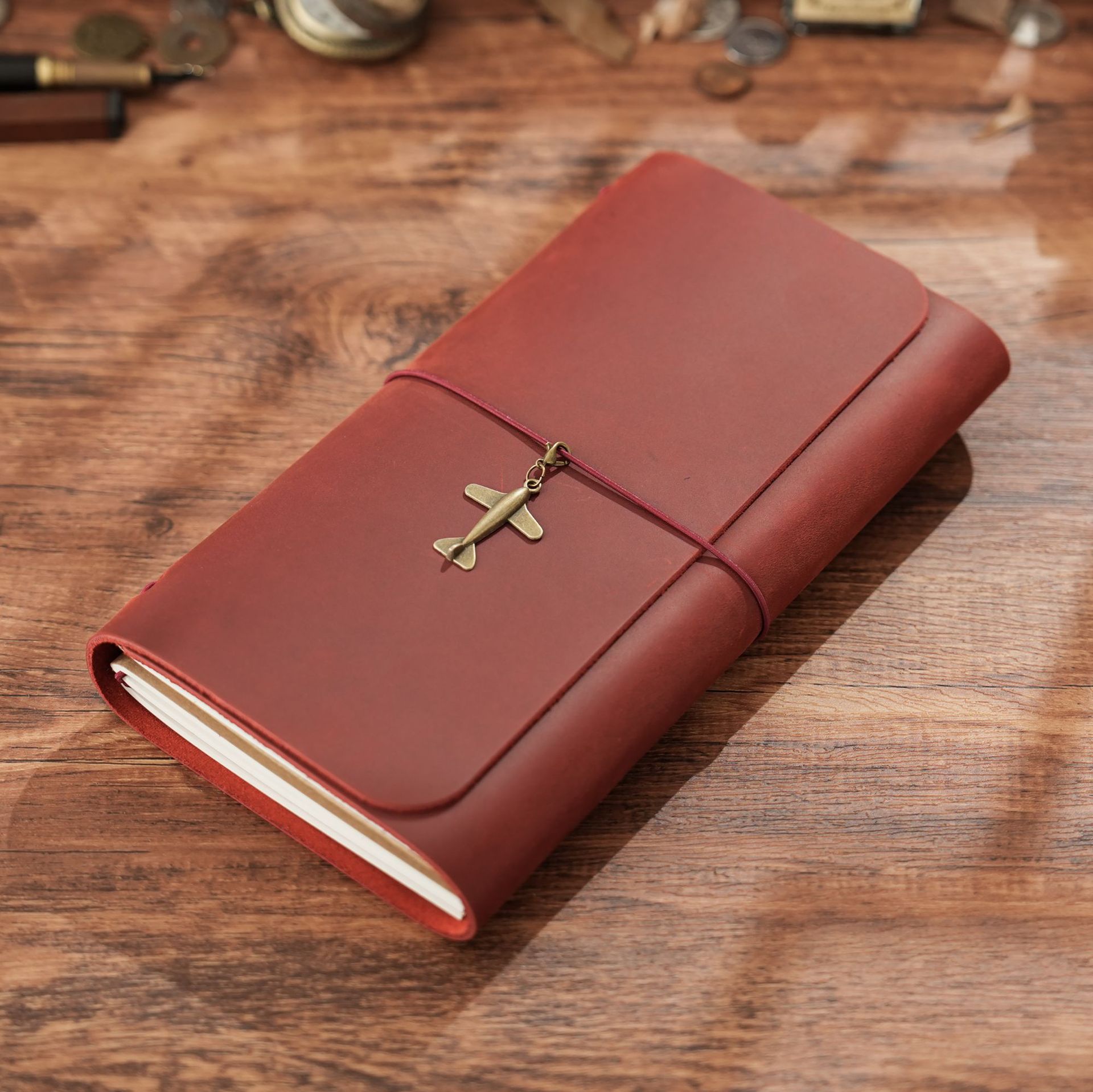Leather Work Notebook - Новинка: Тройной складной блокнот Traveler's Notebook