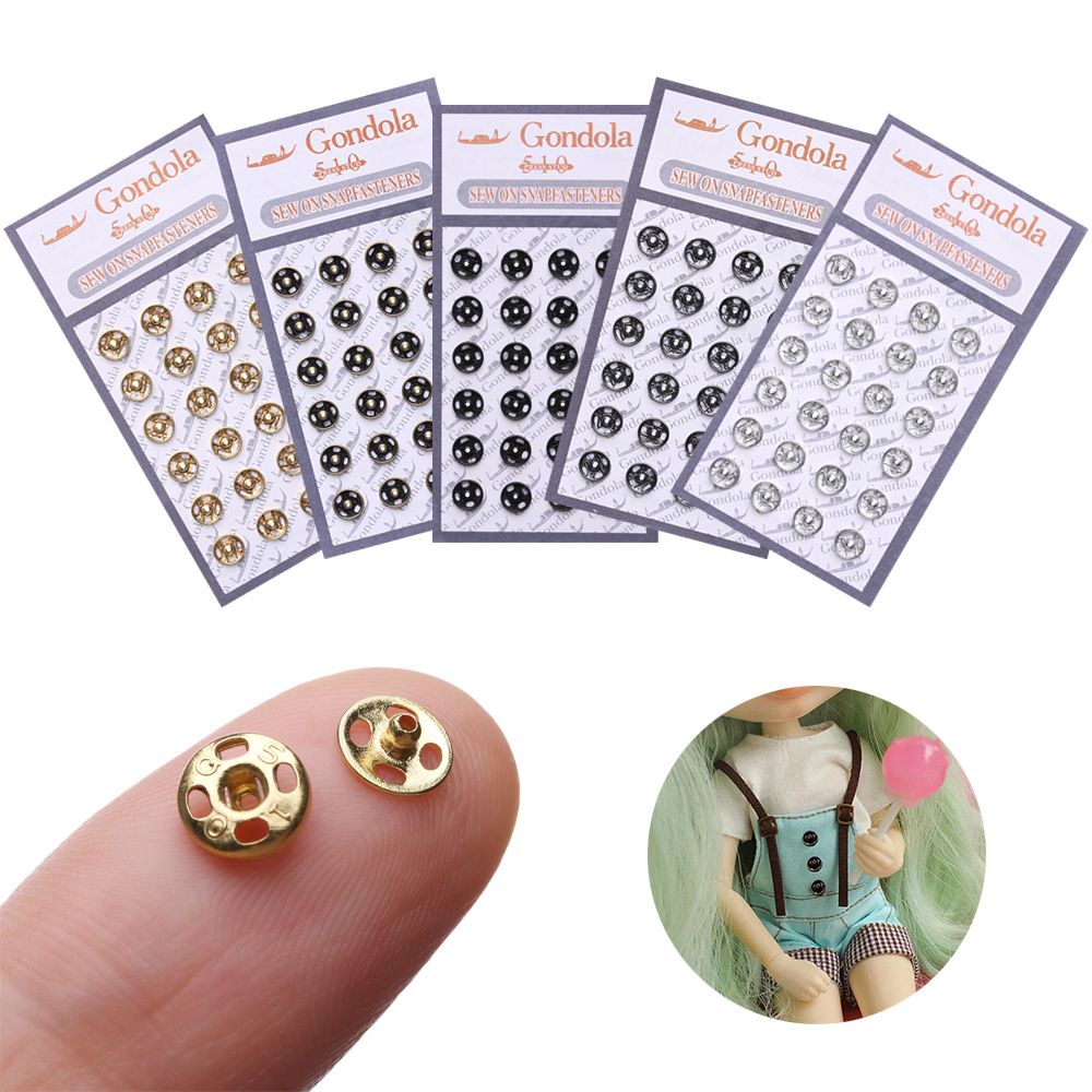 Snap Fastener Setter - 10/24 шт. 5 мм невидимые металлические