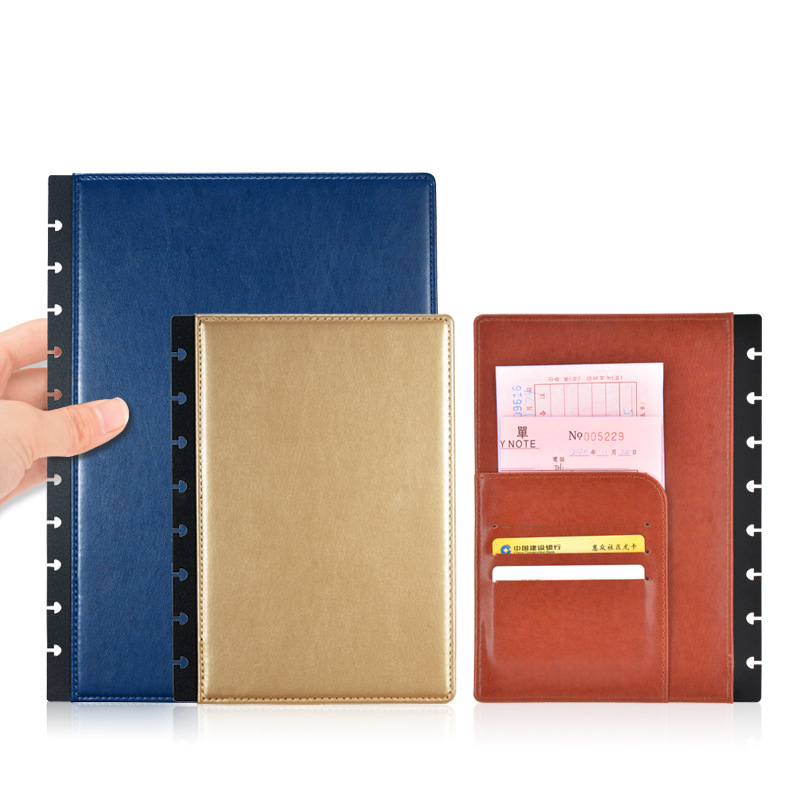 Leather Work Notebook - Блокнот с кожаной обложкой на кольцах,