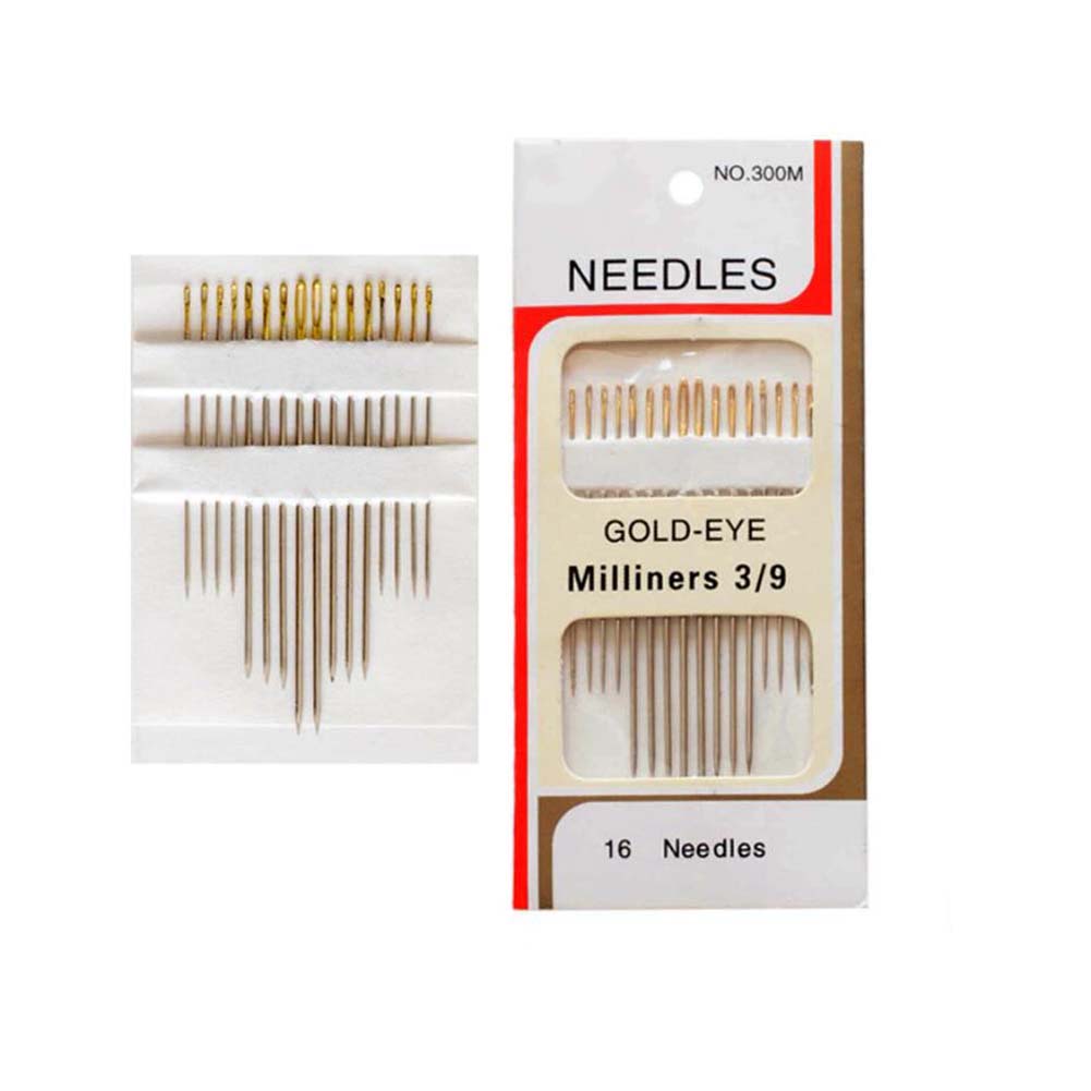 Leatherwork Hand Sewing Needles - Набор из 16 больших самовдевающихся игл