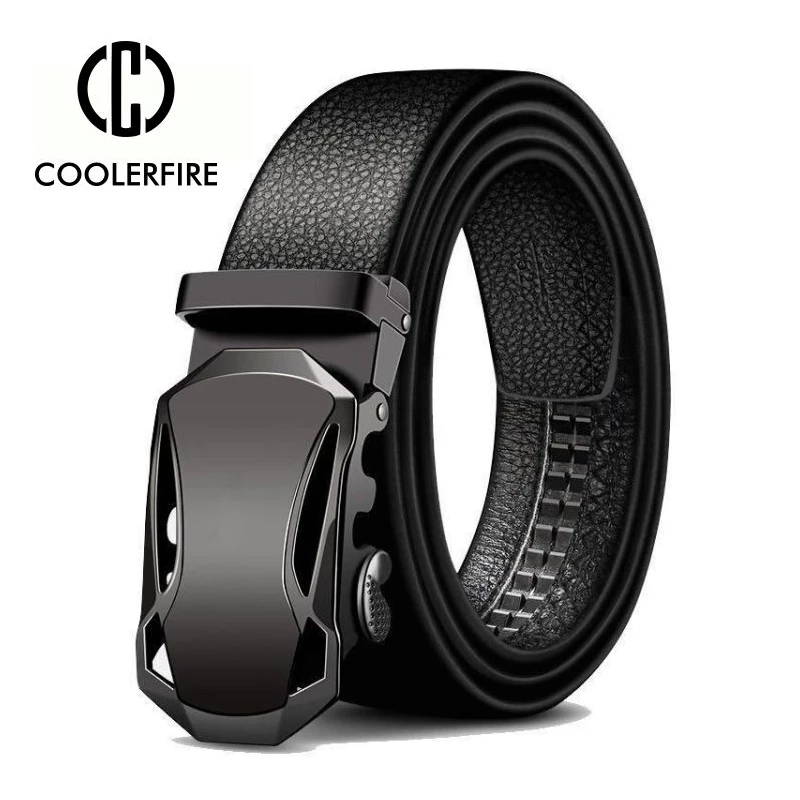 Leather Works Belt - Мужские ремни с металлической автоматической пряжкой