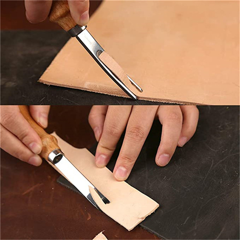 Leather Edge Beveler - Практичное кожевенное ремесло, кожевенное режущее устройство,