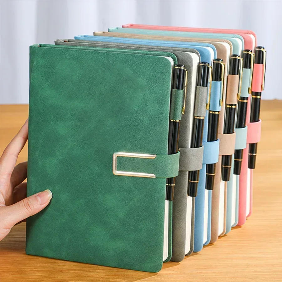 Leather Work Notebook - 1 шт. винтажный кожаный блокнот формата