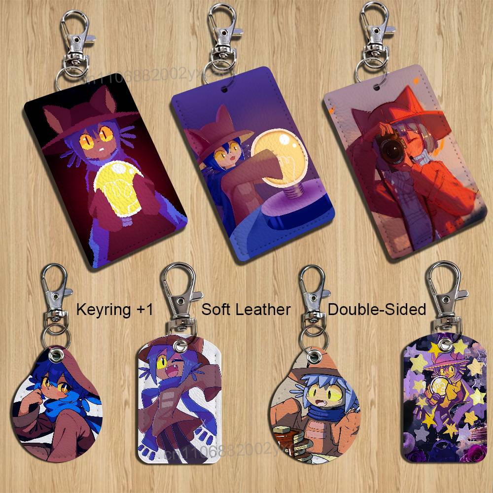 Милый держатель для карт Niko  – обзор и цена Leatherwork Keychain