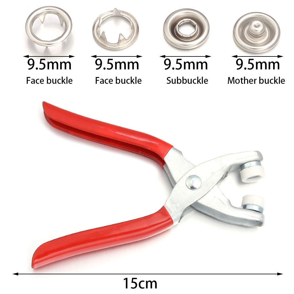 50 наборов металлических кнопо – обзор и цена Snap Fastener Setter