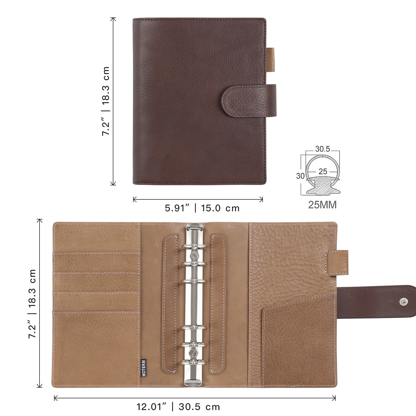 Moterm Franklin Covey компактн – обзор и цена Leather Work Notebook