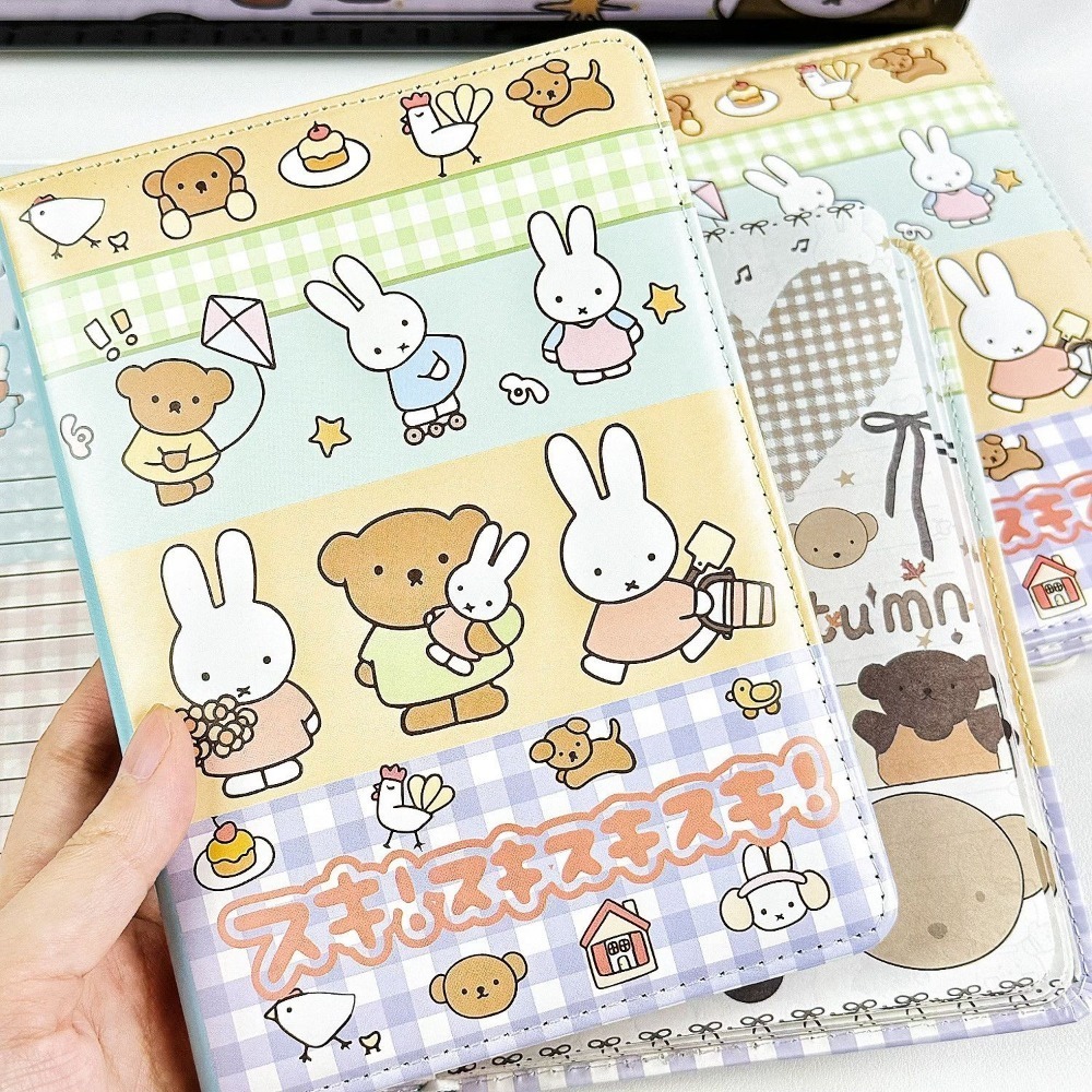 Блокнот-коллаж с кроликом Мифф – обзор и цена Leather Work Notebook