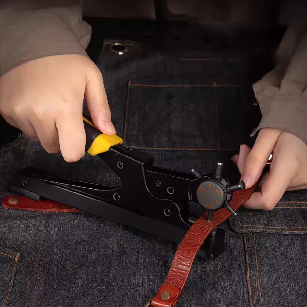Прочный вращающийся пробойник  – обзор и цена Leather Punch Revolving