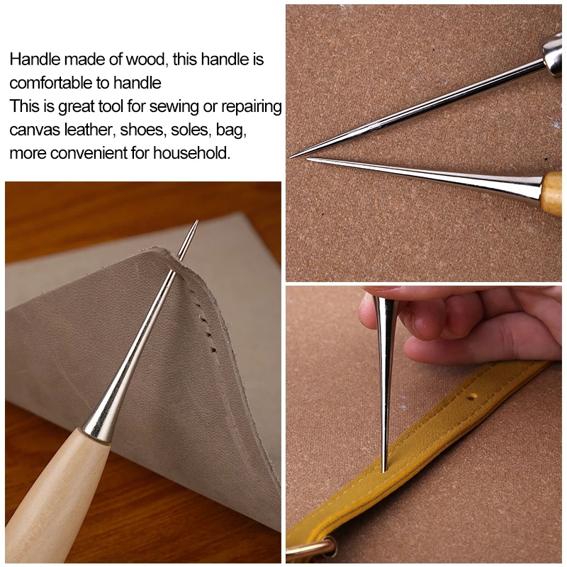 Набор из 2 швейных игл с дерев – обзор и цена Leatherwork Hand Sewing Needles