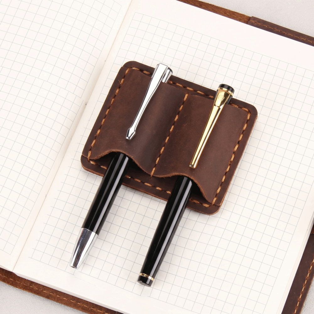 Двойной винтажный кожаный держ – обзор и цена Leather Work Notebook
