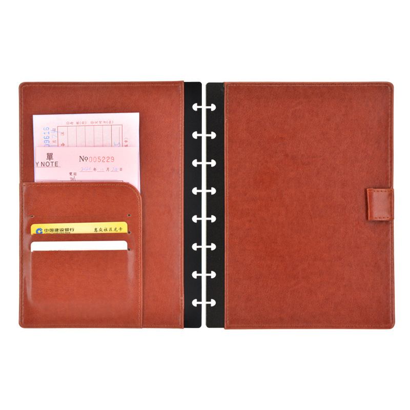 Блокнот с кожаной обложкой на  – обзор и цена Leather Work Notebook