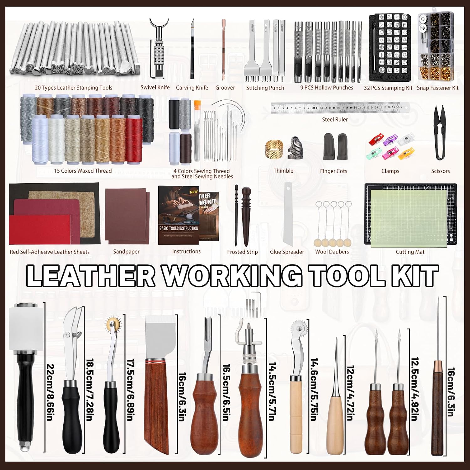 Набор для работы с кожей, инст – обзор и цена Leather Works