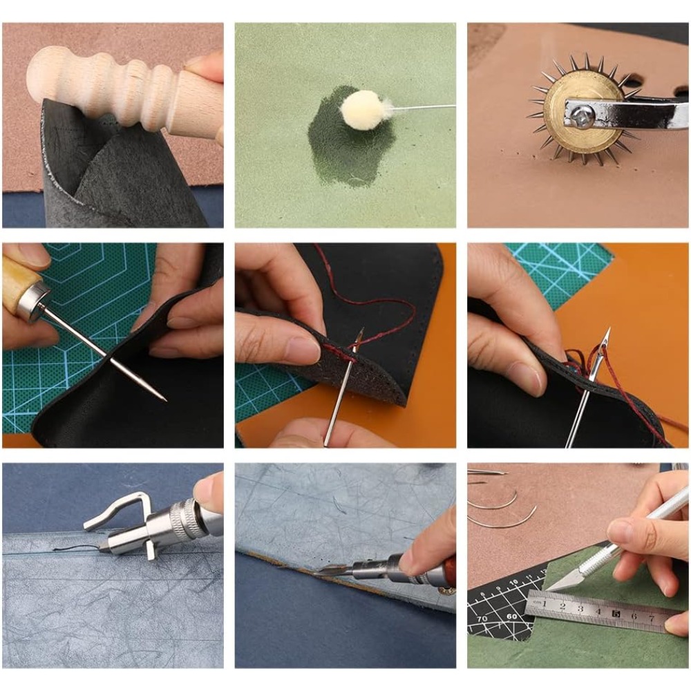 Набор инструментов для работы  – обзор и цена Beginner Leatherwork Kit